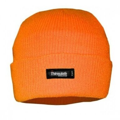 Kepurė 0S-2316 su pašiltinimu, oranžinė
