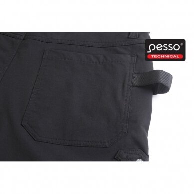 Kelnės Pesso Mercury KD145B stretch, juodos 7