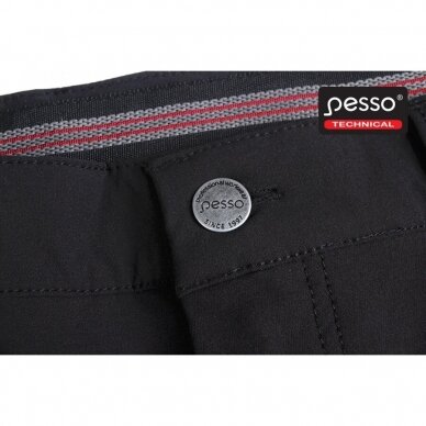 Kelnės Pesso Mercury KD145B stretch, juodos 5