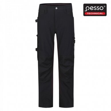 Kelnės Pesso Mercury KD145B stretch, juodos 4