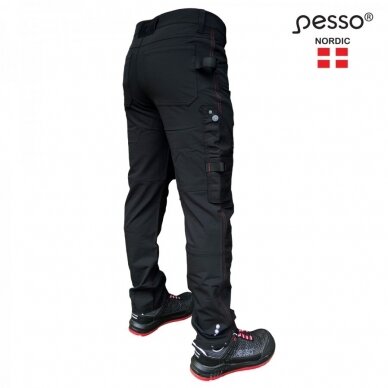 Kelnės Pesso Mercury KD145B stretch, juodos 1