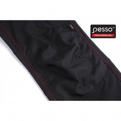 Kelnės Pesso Mercury KD145B stretch, juodos