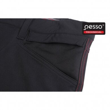 Kelnės Pesso Mercury KD145B stretch, juodos 13