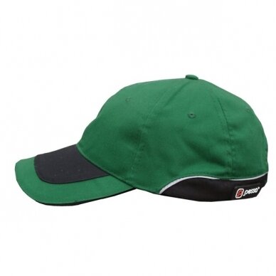 Kepurė su snapeliu PESSO KPZ, žalia/juoda