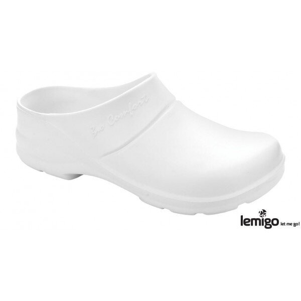Klumpės LEMIGO BIO COMFORT 858 iš EVA gumos, baltos