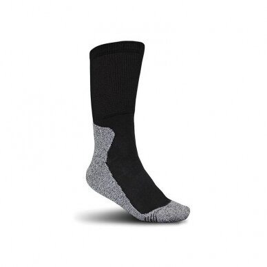 Kojinės ELTEN Perfect Fit, juoda/pilka