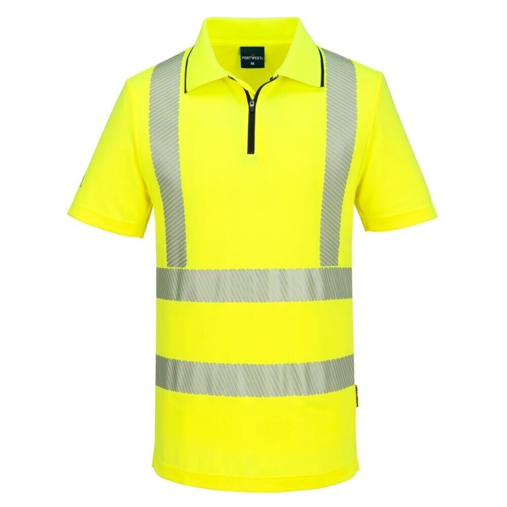 Gero matomumo PORTWEST KX302 polo marškinėliai su užtrauktuku 5 Gero matomumo PORTWEST KX302 polo marškinėliai su užtrauktuku 5