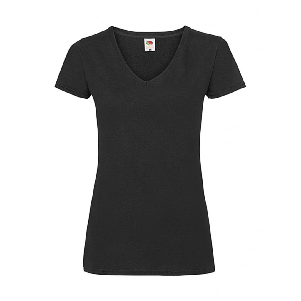 Moteriški marškinėliai Fruit of the Loom Valueweight V-Neck 129.01 15