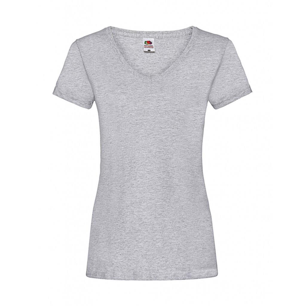 Moteriški marškinėliai Fruit of the Loom Valueweight V-Neck 129.01 12