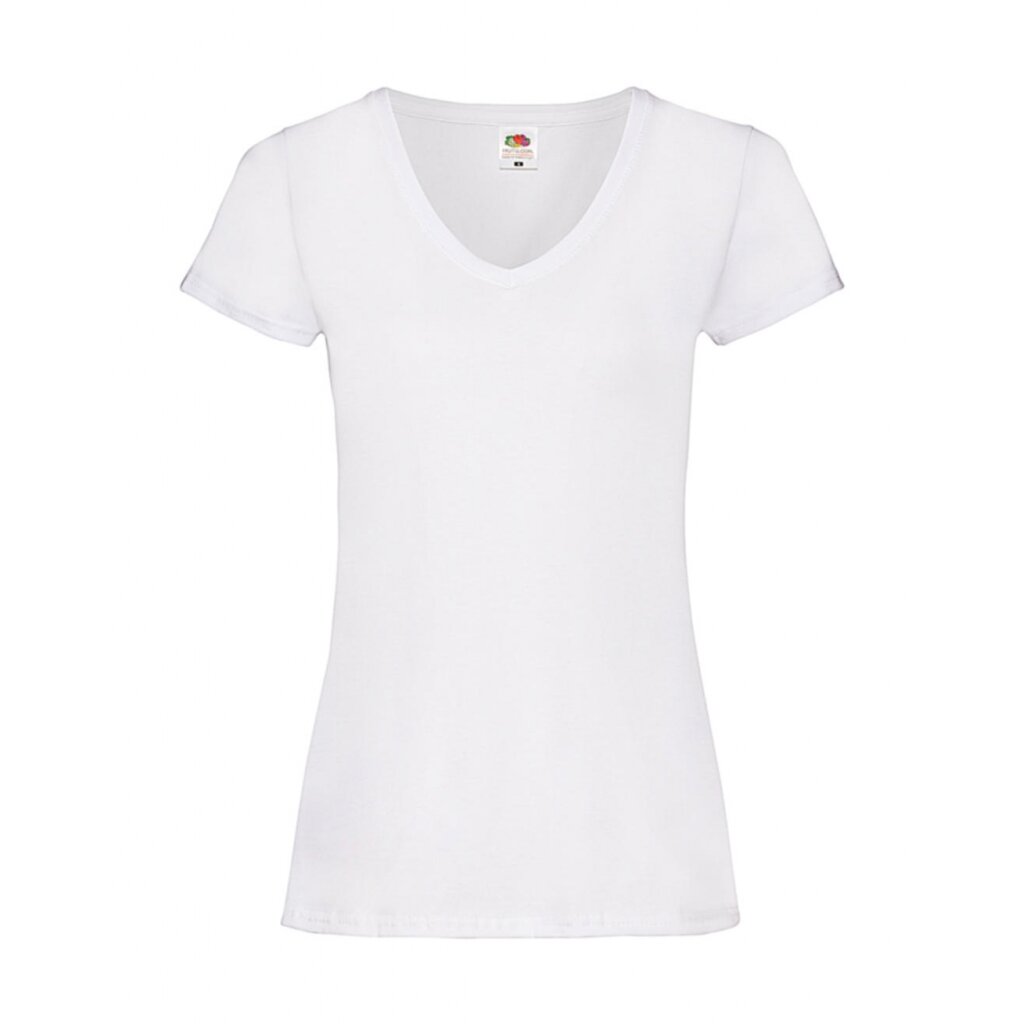 Moteriški marškinėliai Fruit of the Loom Valueweight V-Neck 129.01 18