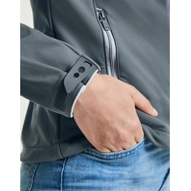 Moteriška vandeniui ir vėjui atspari kvėpuojanti Russell 0R410F0 Softshell striukė 3