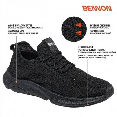 Laisvalaikio batai BNN Meadow, juodi 2