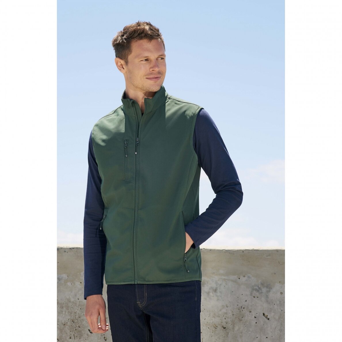 Liemenė Softshell SOL'S FALCON BW MEN 1 Liemenė Softshell SOL'S FALCON BW MEN 1