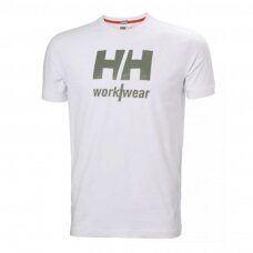 Marškinėliai HELLY HANSEN Logo T-Shirt, balti