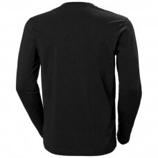 Marškinėliai ilgomis rankovėmis HELLY HANSEN HHWW Graphic, juodi/žali