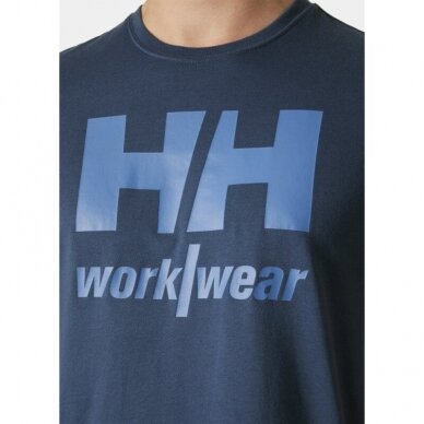 Marškinėliai HELLY HANSEN Classic Logo T-Shirt, mėlyni 1