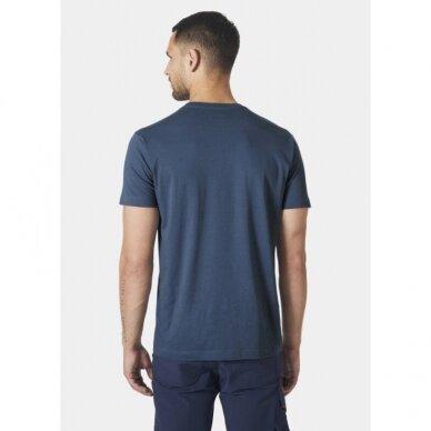 Marškinėliai HELLY HANSEN Classic Logo T-Shirt, mėlyni 4