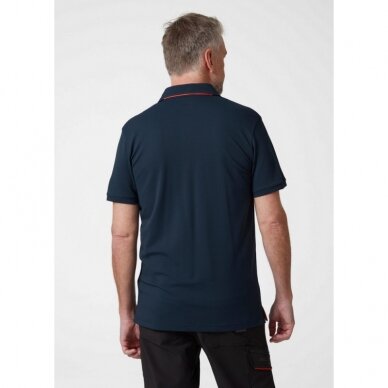 Marškinėliai HELLY HANSEN Kensington Tech Polo, tamsiai mėlyni 5