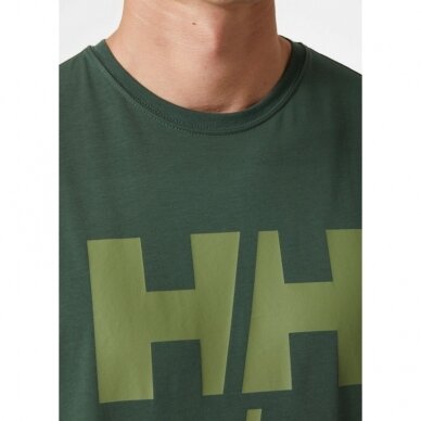 Marškinėliai HELLY HANSEN Logo T-Shirt, žali 2
