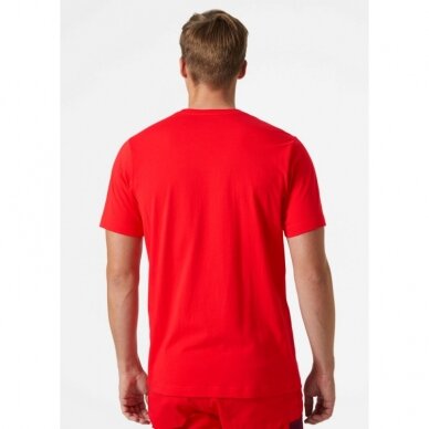 Marškinėliai HELLY HANSEN Manchester T-Shirt, raudoni 2 Marškinėliai HELLY HANSEN Manchester T-Shirt, raudoni 2