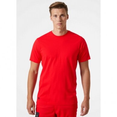 Marškinėliai HELLY HANSEN Manchester T-Shirt, raudoni 3 Marškinėliai HELLY HANSEN Manchester T-Shirt, raudoni 3