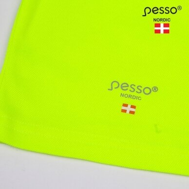 Marškinėliai PESSO HI-VIS HVMIL ilgomis rankovėmis, geltoni 4