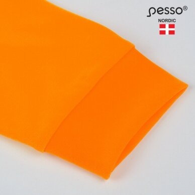 Marškinėliai PESSO HVMIL Hi-VIS ilgomis rankovėmis,oranžiniai