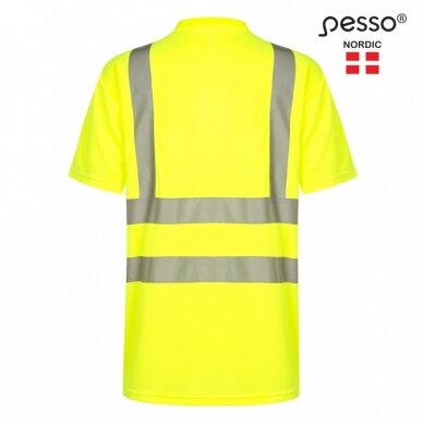 Marškinėliai PESSO Hi-vis, geltoni 2