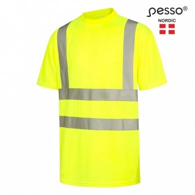 Marškinėliai PESSO Hi-vis, geltoni 1