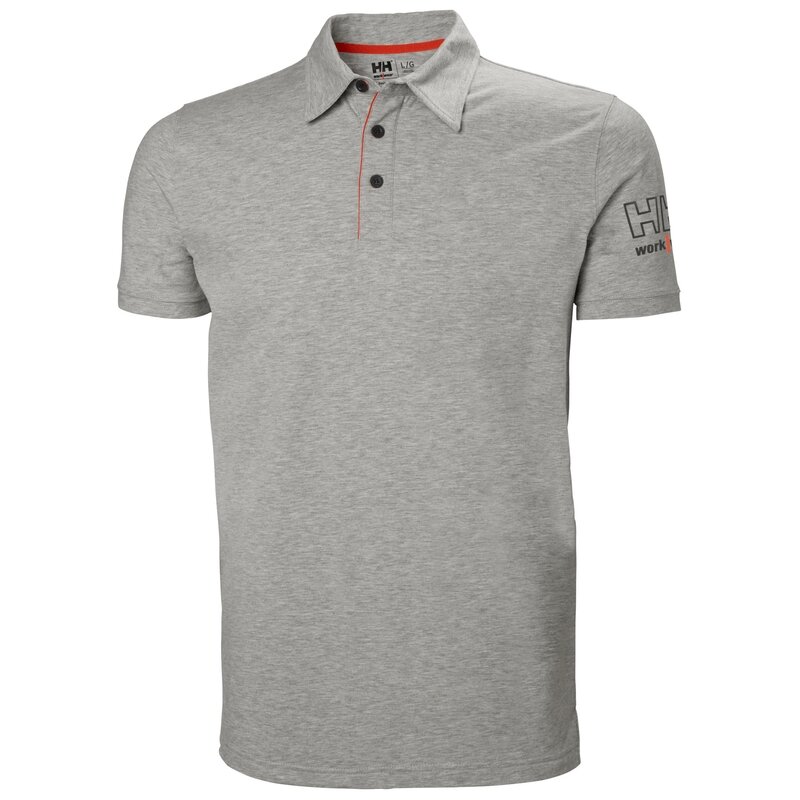 Marškinėliai HELLY HANSEN Kensington Polo, pilki Marškinėliai HELLY HANSEN Kensington Polo, pilki