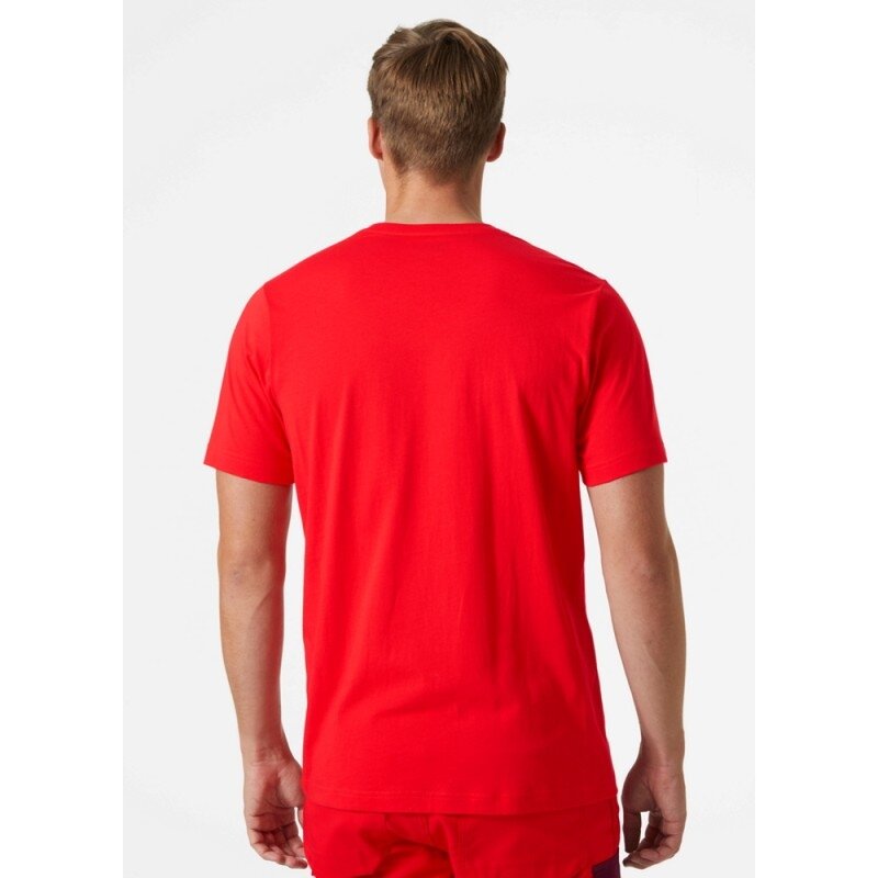 Marškinėliai HELLY HANSEN Manchester T-Shirt, raudoni 2 Marškinėliai HELLY HANSEN Manchester T-Shirt, raudoni 2