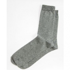 Medvilninės kojinės su elastanu, pilka