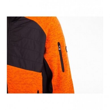 Megztas Baltic Canvas Hybrid džemperis, oranžinis 3
