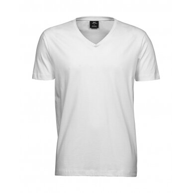 Vyriški minkšti Tee Jays 8006 marškinėliai su V formos iškirpte 15