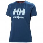 Moteriški marškinėliai HELLY HANSEN Logo T-Shirt, mėlyni