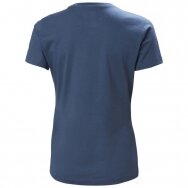 Moteriški marškinėliai HELLY HANSEN W Classic Logo T-Shirt, mėlyni