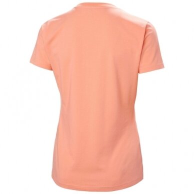 Moteriški marškinėliai HELLY HANSEN Logo T-Shirt, rožiniai 1
