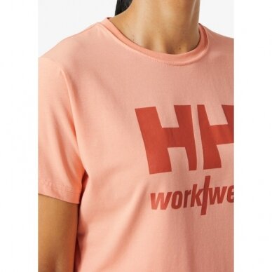 Moteriški marškinėliai HELLY HANSEN Logo T-Shirt, rožiniai 2