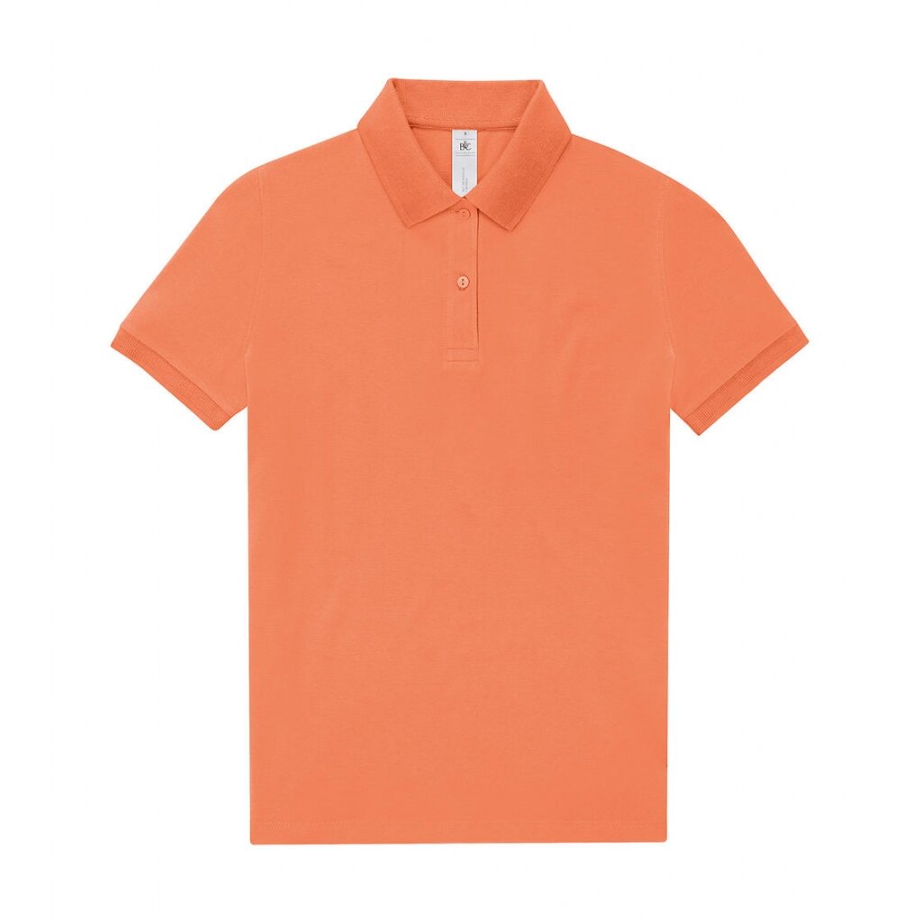 Moteriški kokybiški B&C PW463 polo marškinėliai 108