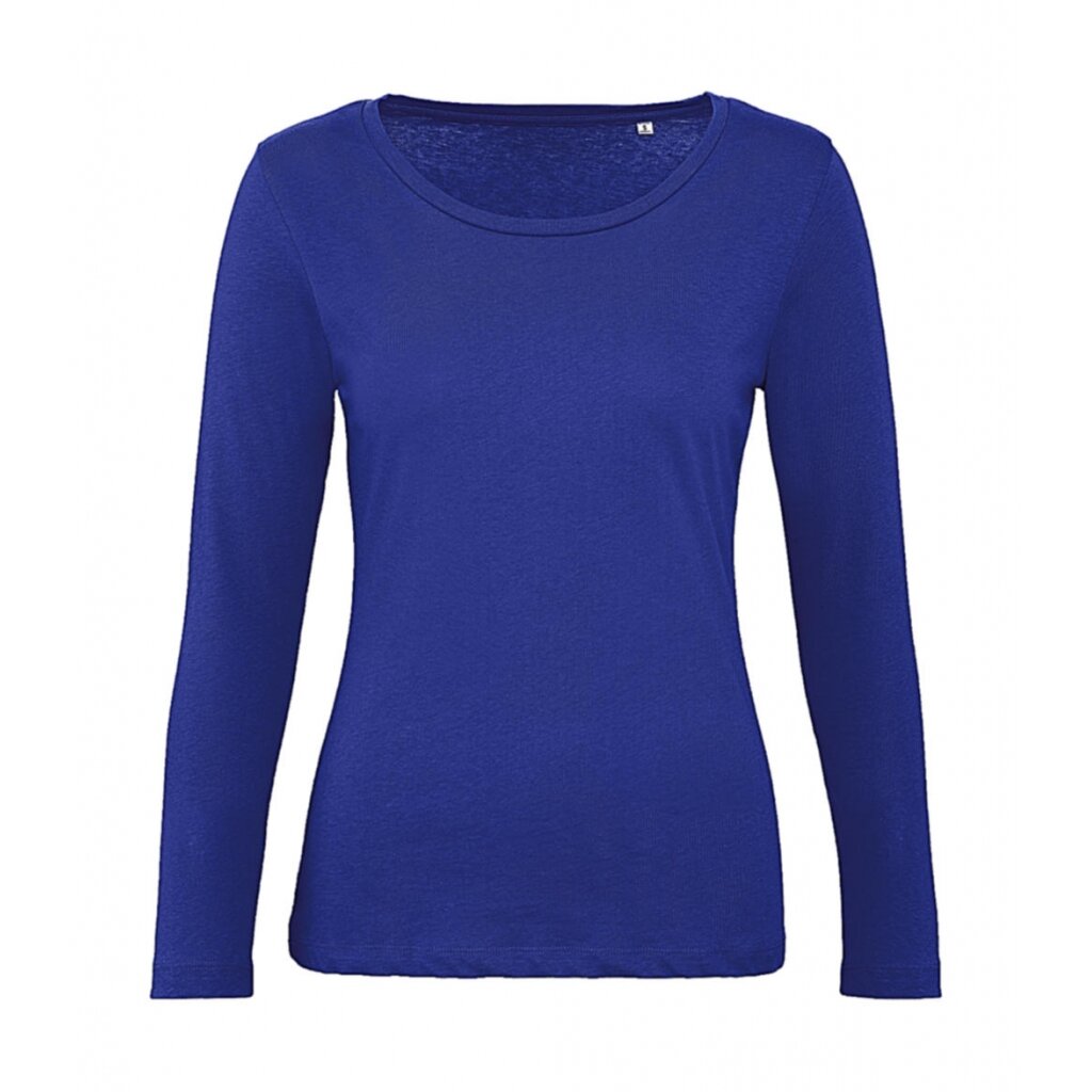 Moteriški medvilniniai B&C TW071 marškinėliai ilgomis rankovėmis 20