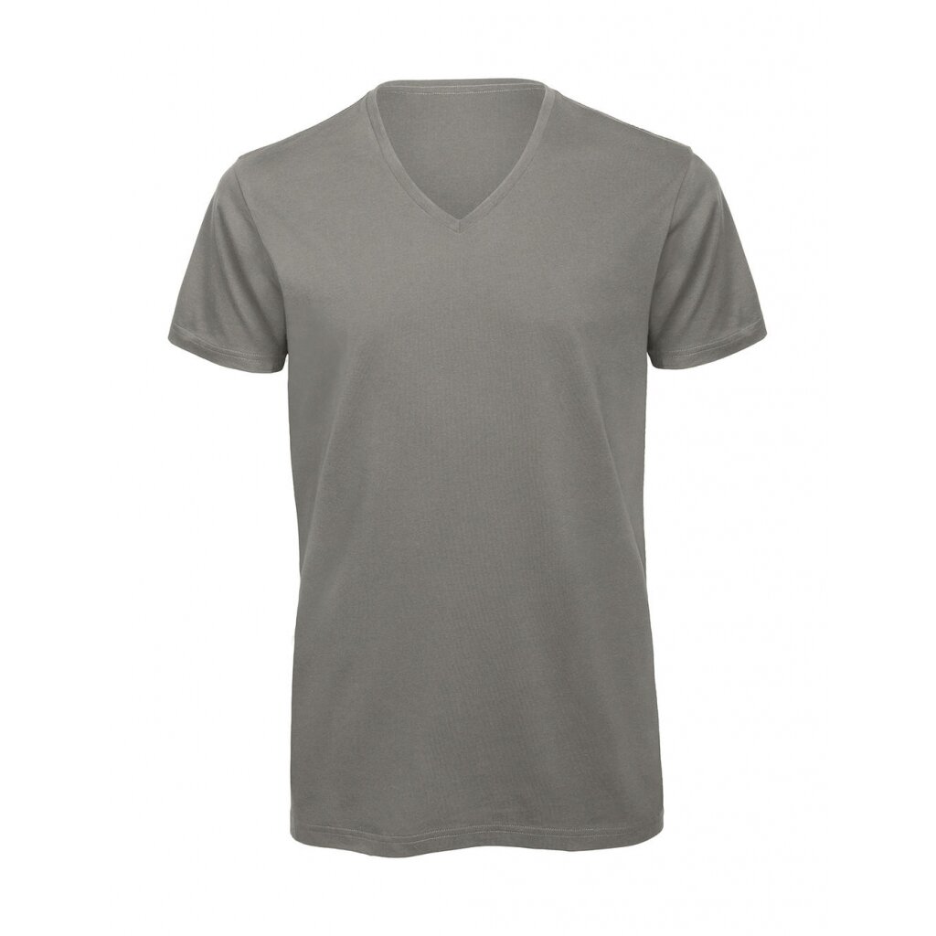 Vyriški medvilniniai B&C TM044 marškinėliai trumpomis rankovėmis su V formos iškirpte 6 Vyriški medvilniniai B&C TM044 marškinėliai trumpomis rankovėmis su V formos iškirpte 6