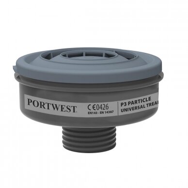 P3 dalelių filtras su universalia jungtim Portwest P946 1