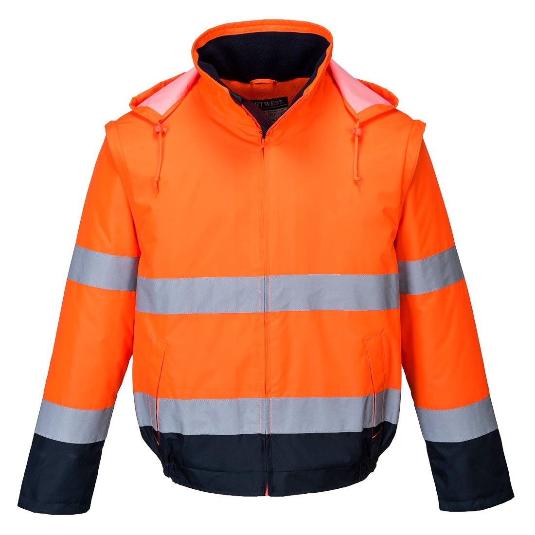 Gero matomumo PORTWEST C464 2 viename kontrastinė Bomber striukė 6