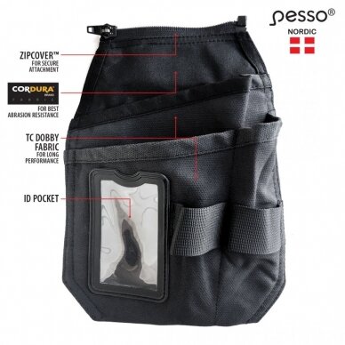 Pakabinama Pesso Pocket2R dešinė kišenė su ID kortelės laikikliu  1