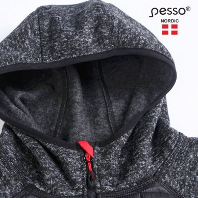 Šiltas Pesso PACIFICdžemperis, pilkas/juodas 6