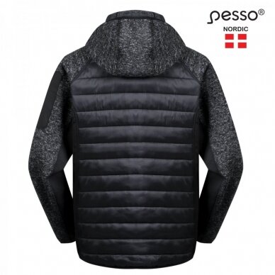 Šiltas Pesso PACIFICdžemperis, pilkas/juodas 2