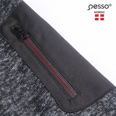 Šiltas Pesso PACIFICdžemperis, pilkas/juodas 3