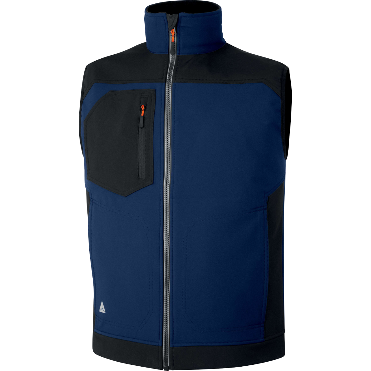 Vėjui atspari ir vandeniui atspari tampri DELTAPLUS HOLEN Softshell liemenė