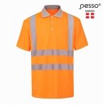 Polo marškinėliai PESSO HVPOR, Hi-vis, oranžiniai