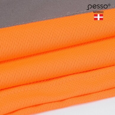 Polo marškinėliai PESSO HVPOR, Hi-vis, oranžiniai 7